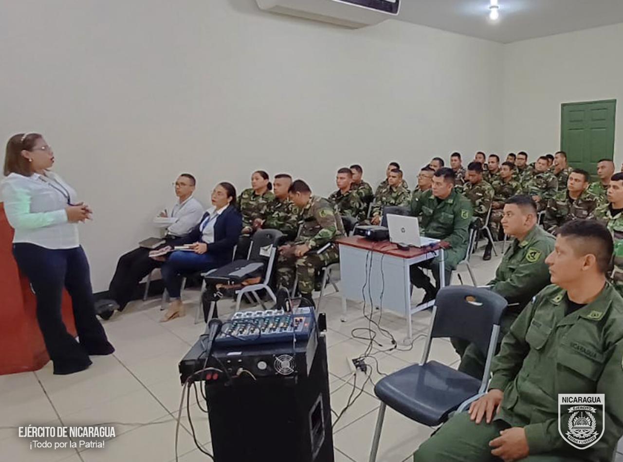 Ejército participó en capacitación sobre “Ley integral contra la violencia hacia las mujeres, Ley 779”
