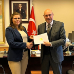 Tatiana García, entregó Copias de Estilo acreditándose como Embajadora de Nicaragua en Türkiye