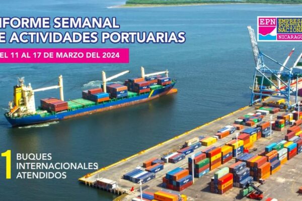 11 barcos internacionales fueron atendidos en los puertos comerciales de Nicaragua