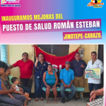 MEJORAMOS PUESTOS DE SALUD EN JINOTEPE, CARAZO