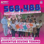 Así avanza la Campaña Nacional Juventud divino Tesoro