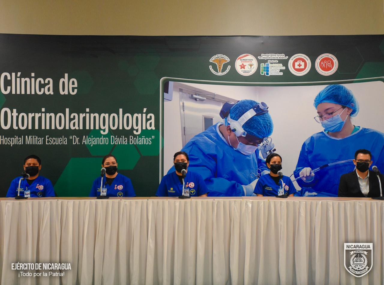 Ejército de Nicaragua Estrena Moderna Clínica de Otorrinolaringología