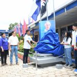 Develan monumento en honor a Josefa Toledo de Aguerrí en el 47 aniversario del Centro Tecnológico en Juigalpa