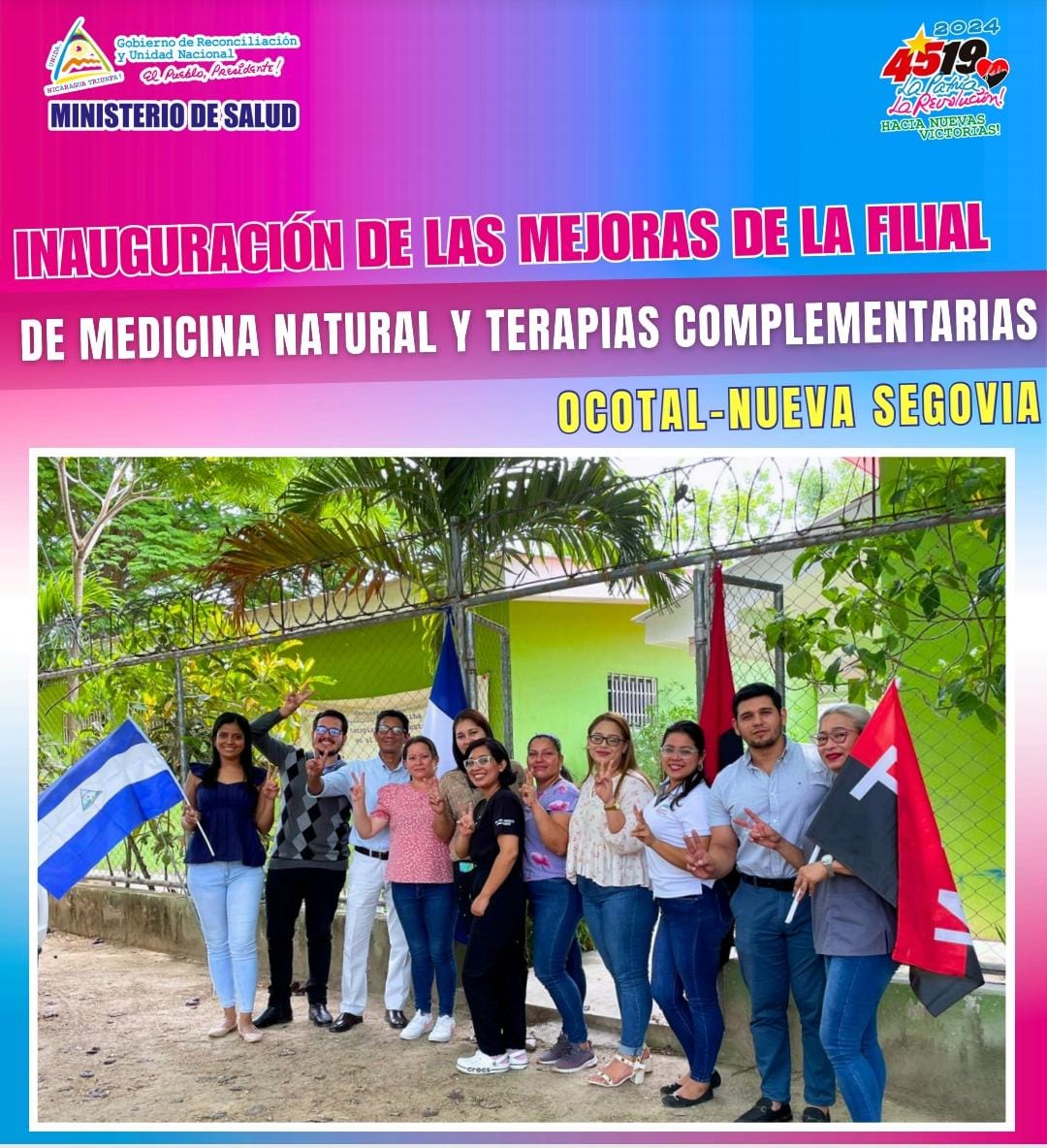 Mejoramos instituto de medicina natural y terapias complementarias en Ocotal