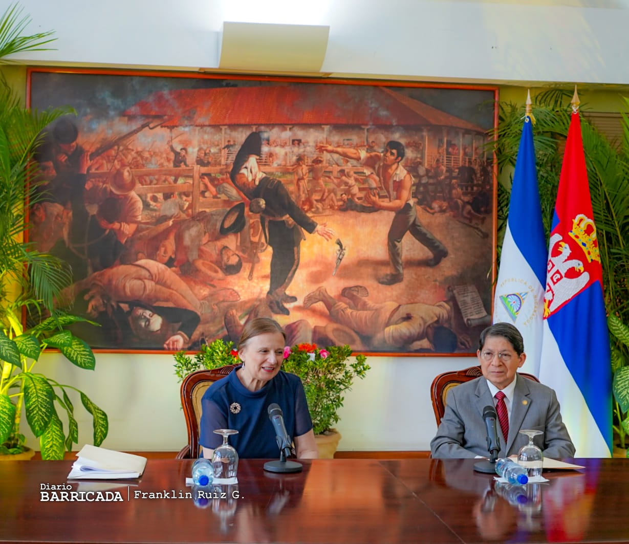 Encuentro entre Canciller de Nicaragua y Embajadora de Serbia fortalecen relaciones diplomáticas y culturales en ambos paìses