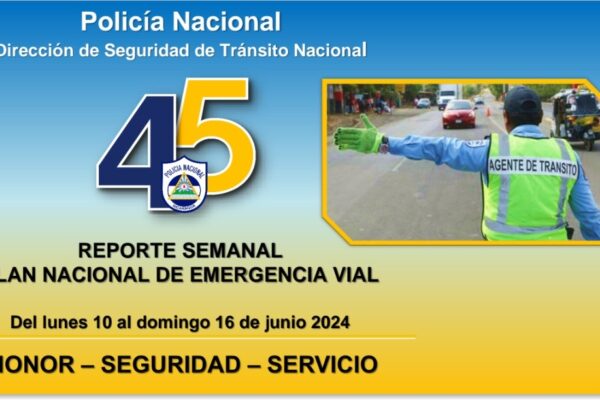 Resumen Semanal del Plan Nacional de Seguridad Vial: Acciones y Resultados