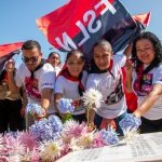 La Juventud Sandinista Honra a Julio Buitrago en el 55º Aniversario de su Muerte con una Ofrenda Floral