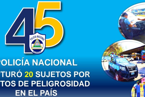 Éxito en Operativos de la Policía Nacional con la Captura de 20 delincuentes