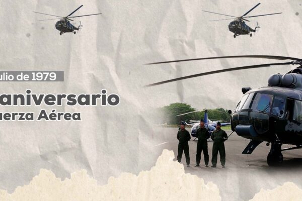 45 aniversario de la Fuerza Área del Ejército de Nicaragua
