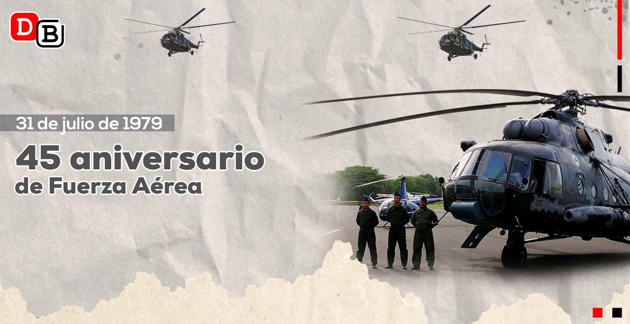 45 aniversario de la Fuerza Área del Ejército de Nicaragua