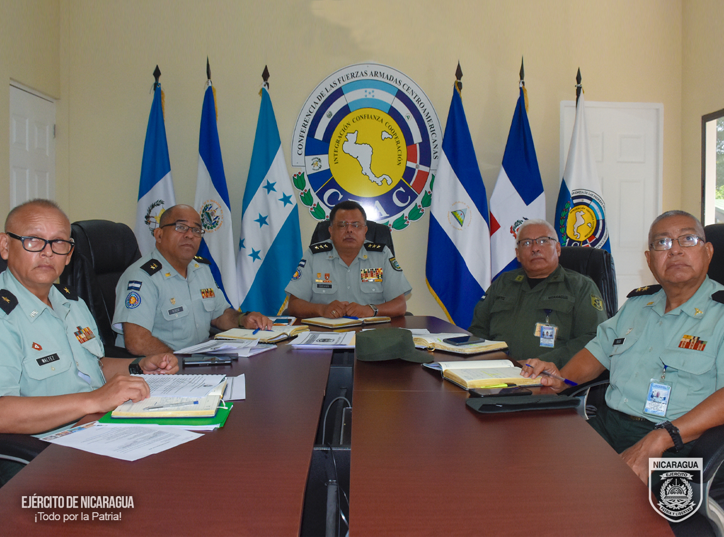 Ejército de Nicaragua Coordina Reunión Metodológica para la I Actividad Especializada de Sanidad Militar de la CFAC