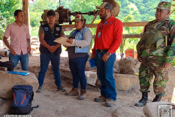 Ejército de Nicaragua hace acompañamiento  a Comisión Interinstitucional