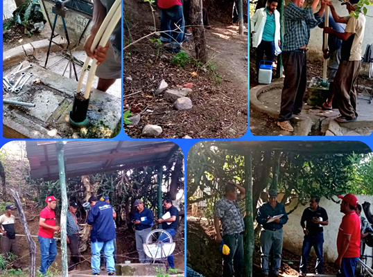 Avanza en un 4o% la ejecución de agua potable en la comunidad la Calera, Palacagüina