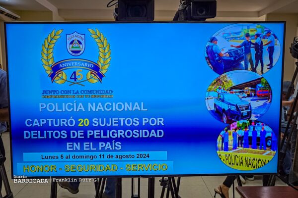 20 delincuentes detenidos por la Policía Nacional en la última semana