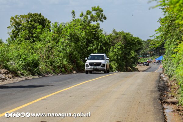 Managua fortalece conectividad de distritos con nuevo corredor vial