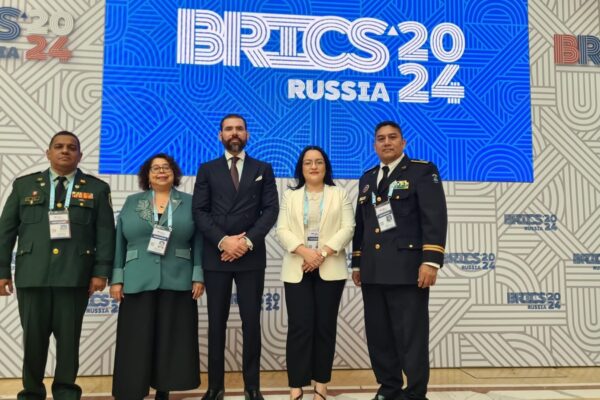 Delegación nicaragüense, participa en reunión de Asuntos de Seguridad de los BRICS, en San Petersburgo