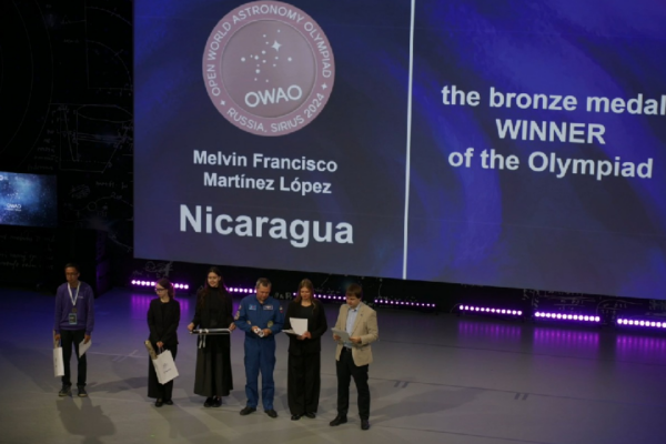 Estudiantes Nicaragüenses, ganan medalla de Bronce en  la III Olimpiada Mundial Abierta de Astronomía 2024