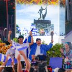 Juventud nicaragüense honra la Antorcha Centroamericana