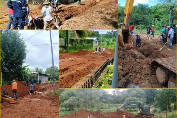 Avanza la mejora del Alcantarillado Sanitario en Nueva Guinea
