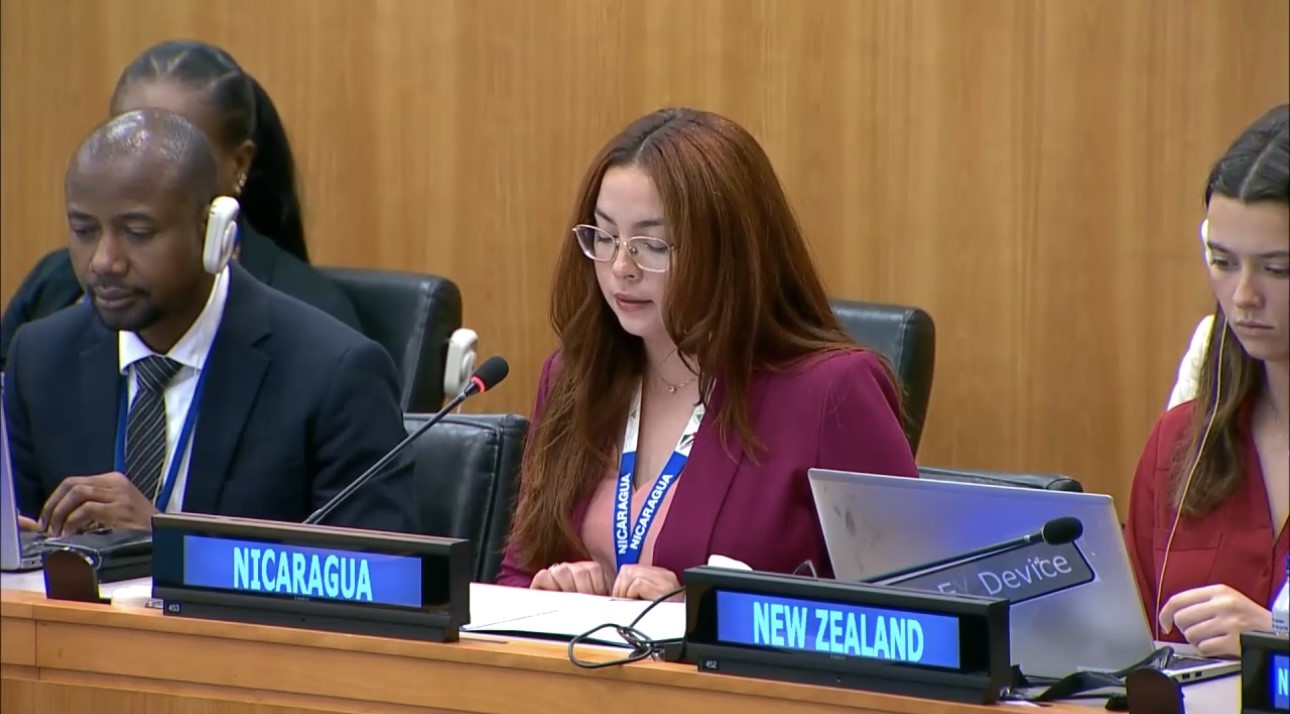 Delegación Nicaragüense, participa activamente en debate de la Segunda Comisión de la ONU, sobre Desarrollo Sostenible