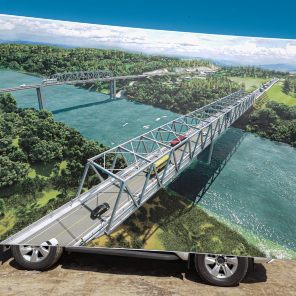 Foto de Galería Fotográfica del inicio de la construcción del puente Mulukuku en la Región Autónoma de la Costa Caribe Norte