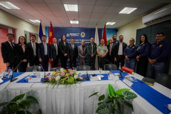 Delegación del Ministerio de Gestión de Emergencias de China Visita SINAPRED en Nicaragua