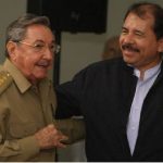 Compañeros Raúl Castro Ruz y Miguel Díaz-Canel felicitan al Comandante Daniel Ortega