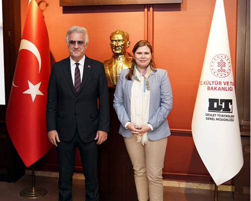 Embajada de Nicaragua en Ankara se reúne con Director General de los Teatros Estatales de Türkiye