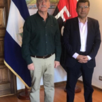 Dirigente del Partido Comunista Acción Proletaria de Chile visita la Embajada de Nicaragua