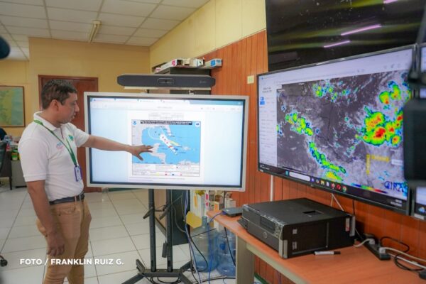 Depresión Tropical 18 afectará el Pacífico y Centro de Nicaragua