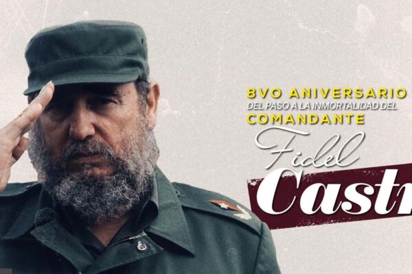 8vo Aniversario del paso a la inmortalidad del Comandante Fidel Castro