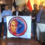 Compañero Jorge Gálvez realiza visita de trabajo y cortesía a la Embajada de Nicaragua en Santiago