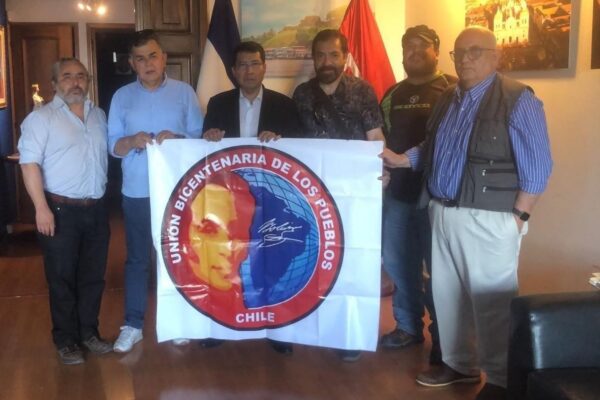 Compañero Jorge Gálvez realiza visita de trabajo y cortesía a la Embajada de Nicaragua en Santiago