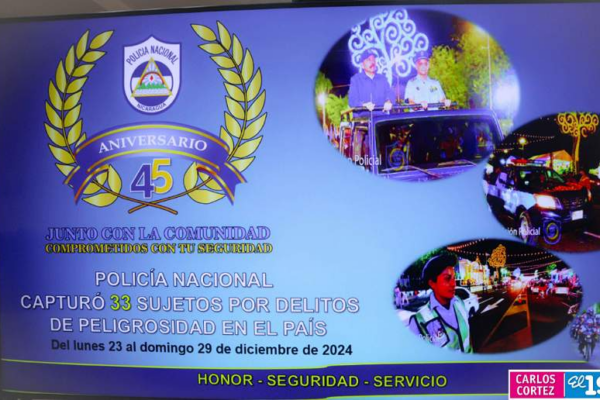 33 detenidos en el marco del Plan de Seguridad Ciudadana