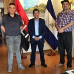 Embajada de Nicaragua en Chile recibe visita de dirigente de la FENAPO