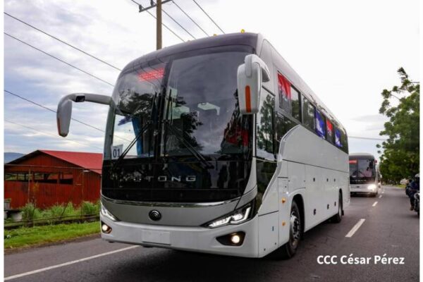 Nuevos autobuses Chinos llegan a Nicaragua para fortalecer el transporte público