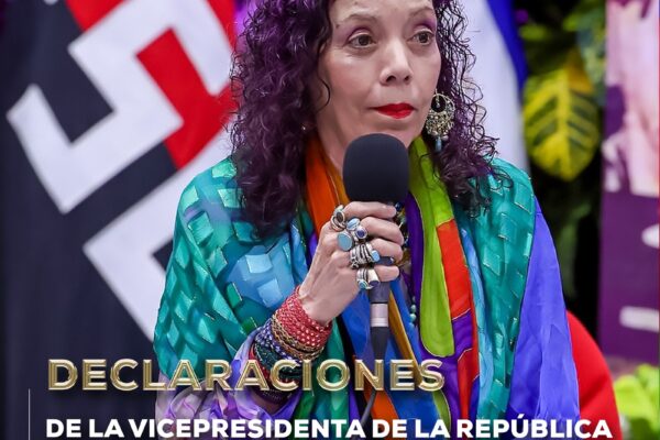 Declaraciones de la Vicepresidenta Rosario Murillo – 15 de enero 2025