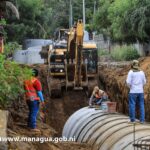 Alcaldía de Managua mejora condiciones de vida en el Distrito V con proyecto de mitigación