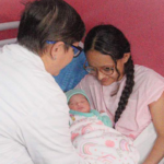 Sofía, la primera bebé nacida en 2025 en el Hospital Alemán Nicaragüense 
