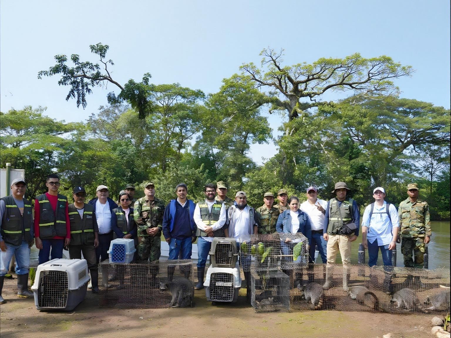 MARENA libera 56 ejemplares de fauna silvestre en el Refugio Los Guatuzos