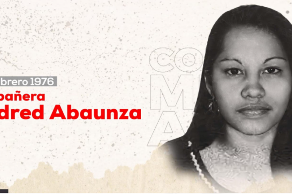 Homenaje a Mildred, joven guerrillera urbana