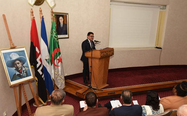 Embajada de Nicaragua en Argelia conmemora 91 años del Tránsito a la Inmortalidad de Augusto C. Sandino