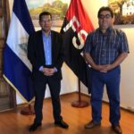 Embajada de Nicaragua en Chile recibe visita oficial de Ricardo Maldonado, presidente de la Central Autónoma de Trabajadores