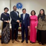 El Comité Permanente de la Unión de Organizaciones de Amistad de Hanói recibe al embajador de Nicaragua en Vietnam
