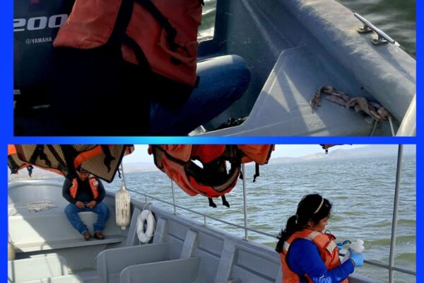 ENACAL realiza monitoreos para evaluar la calidad del agua en el Lago Xolotlán