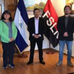 Embajada de Nicaragua en Chile recibe visita de Macarena Vinnett y Víctor Pino