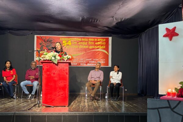Solidaridad con Sri Lanka en Roma