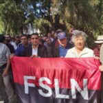 Homenaje a combatientes internacionalistas chilenos caidos en Nicaragua.