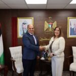 Encuentro con la Ministra de la Mujer de Palestina fortalece lazos de solidaridad