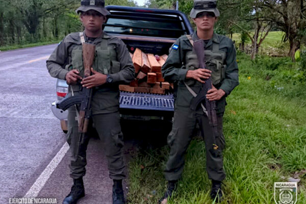 Ejército retiene madera ilegal en Mulukukú